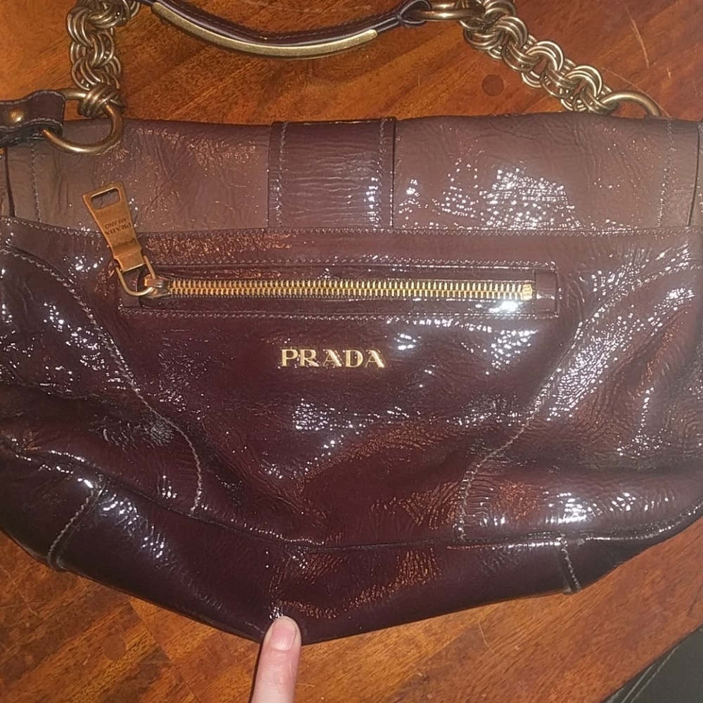 Prada Vernice Sfumata Clutch